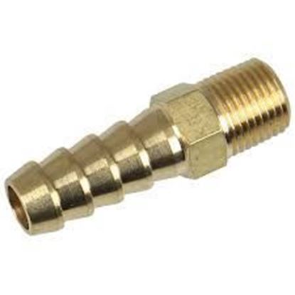 Picture of Brass Straight Fuel Union 1/8th NPT- 8mm